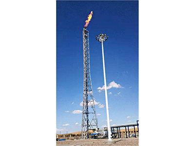 寧夏寶廷項目-高架火炬圖片3 寧夏寶廷項目-高架火炬圖片3